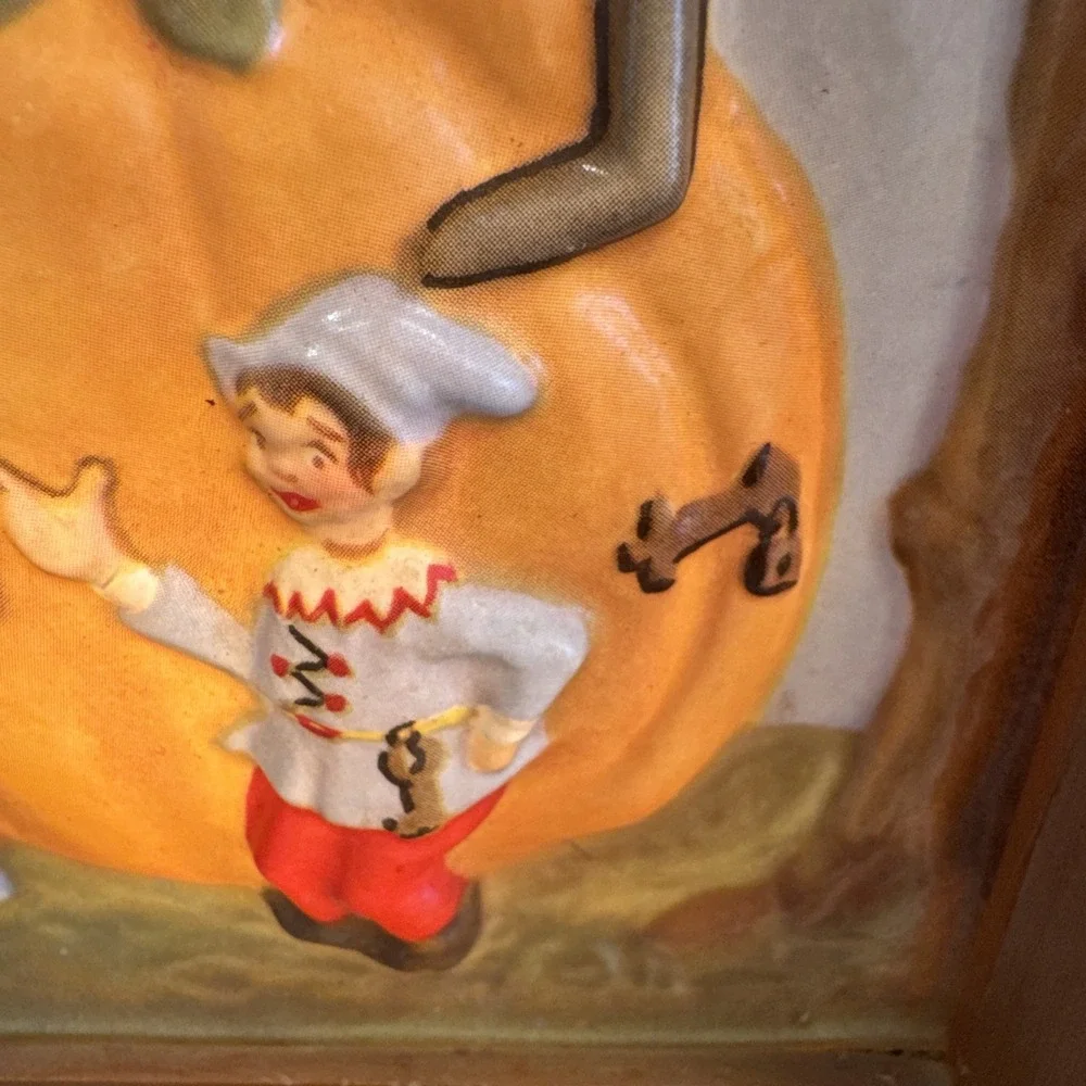 Vintage‎ Peter Peter Pumpkin Eater Portable Lamp By Vinson Levinson Mfg - Rare